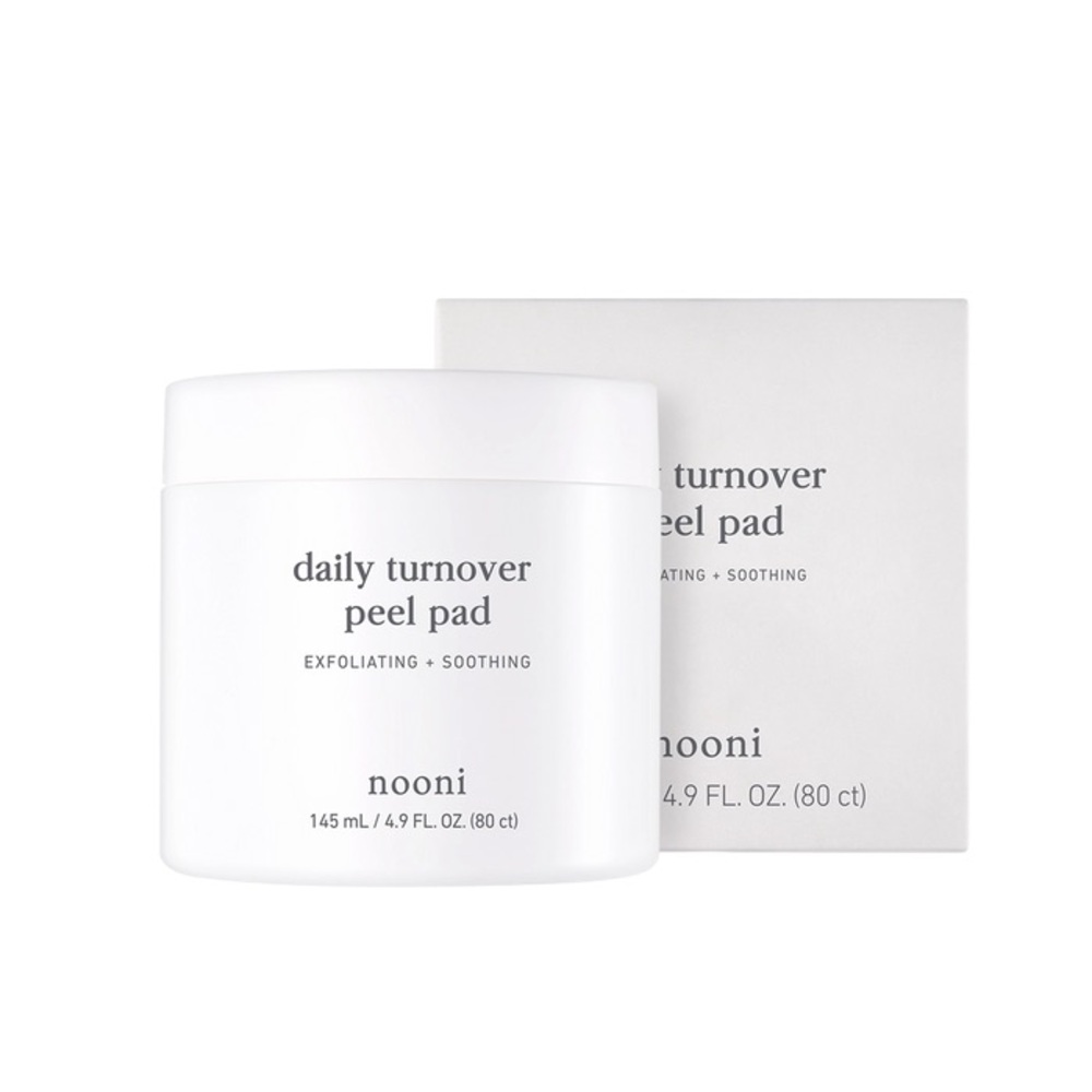 Nooni Tonerβ Pads - Daily Turnover Peel Pads, Korean Skincare, New in box